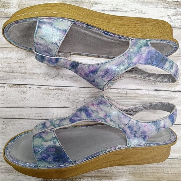 SOLD Alegria Woman’s Lite Kendra Impressionista Leather Sandals Sz EU 39/9.5 - Picture 7 of 9